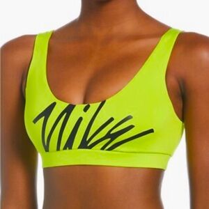 Nike Neon Two Piece High Rise Bikini Swimsuit